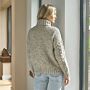 Knitted Sweater 5100 Kit by Jenny Watson in James C. Brett Rustic Aran