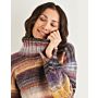Sirdar Jewelspun - Womens Funnel Neck Tunic Dress 10137 81-137cm or 32-54 - Downloadable