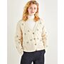 Sirdar Country Classic Worsted Womens Embroidered Lattice Cardigan 10166 