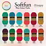 Scheepjes Softfun DK Colour Pack Yarn - 12 x 20grm pack