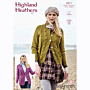 Stylecraft Highland Heathers Aran Ladies Cardigans x 2 Pattern Download 9871 