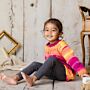Emu Batik DK Childs Cardigan 5004 Knitting Pattern  1-4 years