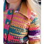 Emu Funfair HelterSkelter DK Ladies Long Sleeve Dress 4011 Crochet Pattern  To Fit Bust 33-35"