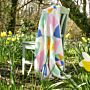 Geometric Blanket Knitting Pattern by Nicola Valiji in WoolBox Imagine Classic & Lullaby DK  