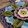 Janie Crow Bohemian Blooms Crochet Blanket Book  