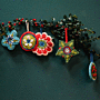 Janie Crow Beaded Decorations Christmas Crochet Kit in Stylecraft Naturals Bamboo & Cotton DK