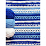Ocean Ripples Baby Blanket Crochet Pattern Kit in Hayfield Bonus DK by EmKatCrochet