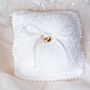 Knitted Ring Bearer Cushion Kit by Jenny Watson in King Cole Pricewise DK