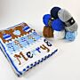 The Official 2022 WoolBox Christmas Crochet Blanket Kit - Scandi 