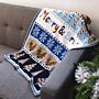 The Official 2022 WoolBox Christmas Crochet Blanket Kit - Scandi 