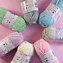WoolBox Merry Christmas Crochet Blanket Kit in Imagine Lullaby Baby DK by EmKatCrochet