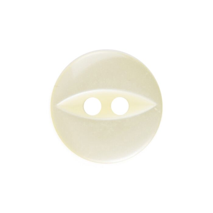 Milward Carded Buttons Fish Eye Yellow 13mm Pack of 8 main product photo
