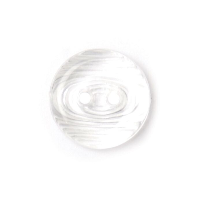 Milward Carded Buttons Round Patterned 2 Hole Clear 12mm Pack of 5 main product photo