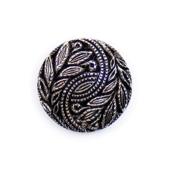 Milward Carded Buttons Patterned Metal Silver 15mm Pack of 3 main product photo