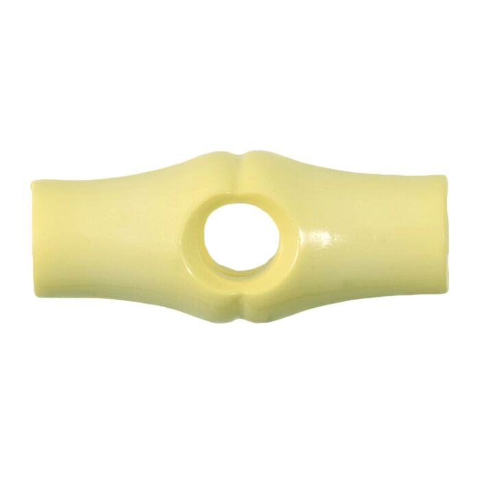 Milward Carded Buttons Toggle Yellow 25mm Pack of 3 main product photo