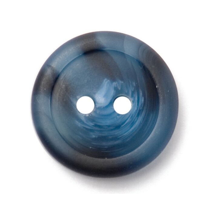 Milward Carded Buttons Rimmed 2 Hole Navy 17mm Pack of 3 main product photo