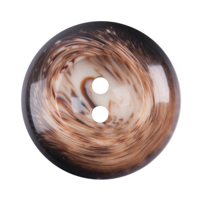 Milward Carded Buttons Round Two Tone 2 Hole Beige 17mm Pack of 3 main product photo