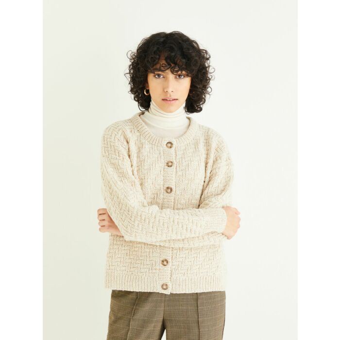 Sirdar Haworth Tweed DK Ladies Cardigan Pattern 10300 81cm-137cm main product photo