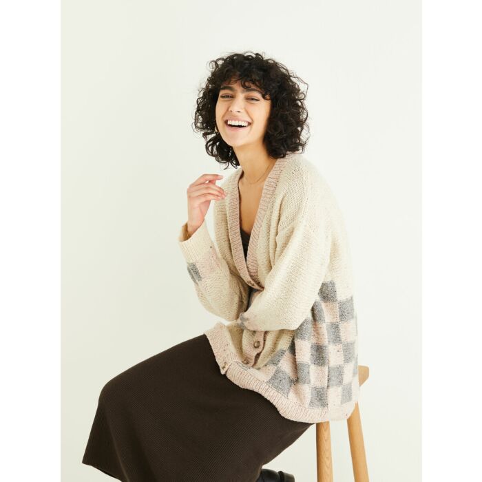 Sirdar Haworth Tweed DK Ladies V Neck Cardigan Pattern 10302 81cm-137cm main product photo
