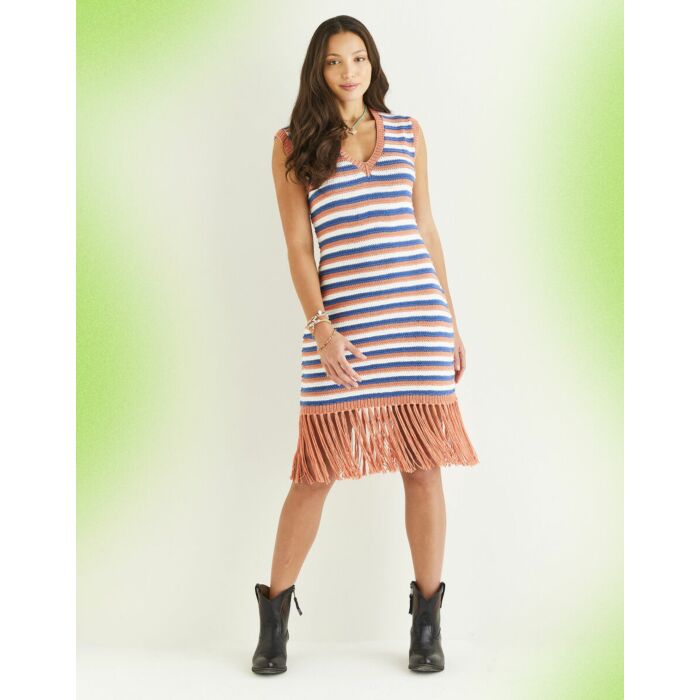 Sirdar Stories Just Add Shades Dress Pattern Download 10541 6-28 main product photo