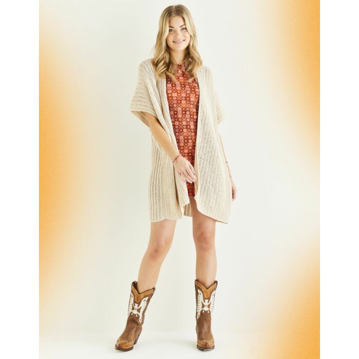 Sirdar Stories Chill Out Zone Cover Up Pattern 10562 6-28 - Free Pattern Download main product photo