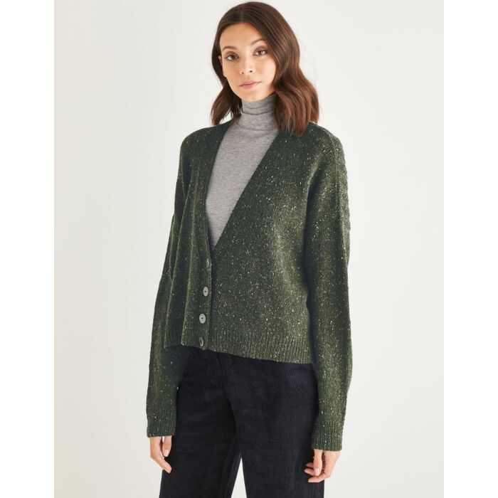 Sirdar Haworth Tweed - Womens Crew Neck Cable Sweater 10146 81-137cm or 32-54 - Downloadable main product photo