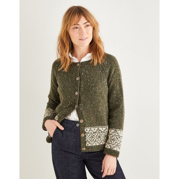 Sirdar Haworth Tweed Womens Yorkshire Fairisle Cardigan 10156 main product photo