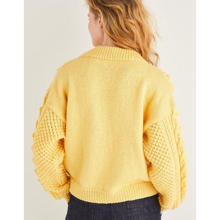 Sirdar Country Classic Worsted Womens Bobble Cable Stitch Sweater 10159 
