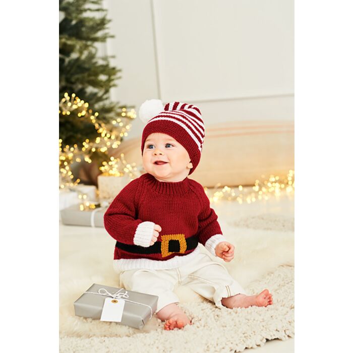 Stylecraft Bellissima Bambino Special DK Santa Hat Sw Pattern Download 9870 