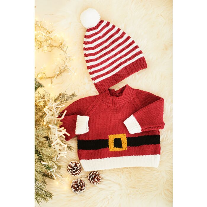 Stylecraft Bellissima Bambino Special DK Santa Hat Sw Pattern Download 9870 