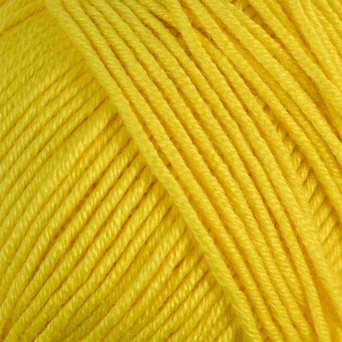 WoolBox Wooligurumi 4 Ply Yarn 006 Yellow 50g main product photo