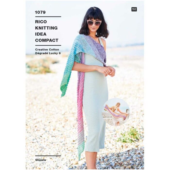 Rico Design Creative Degrade Lucky 8 Two Designs of Shawls Pattern 1079 main product photo