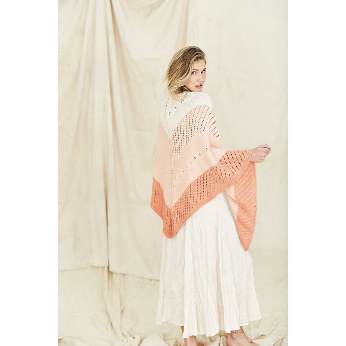 Stylecraft Naturals Organic Cotton DK Shawls Pattern 9836 One Size