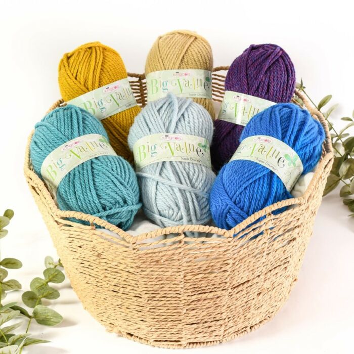 King Cole Big Value Super Chunky Yarn - 100g Ball  main product photo