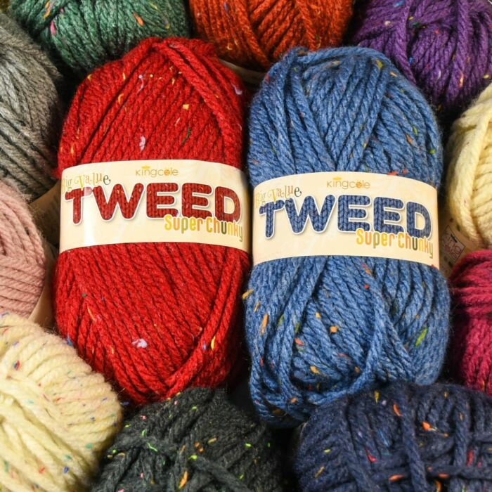 King Cole Big Value Super Chunky Tweed Yarn 100 grm Ball main product photo