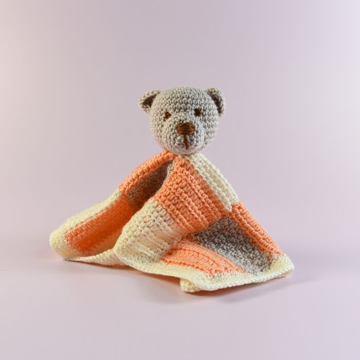 Crocheted Gingham Blanket & Snuggly in WoolBox Imagine Lullaby Baby DK Kit