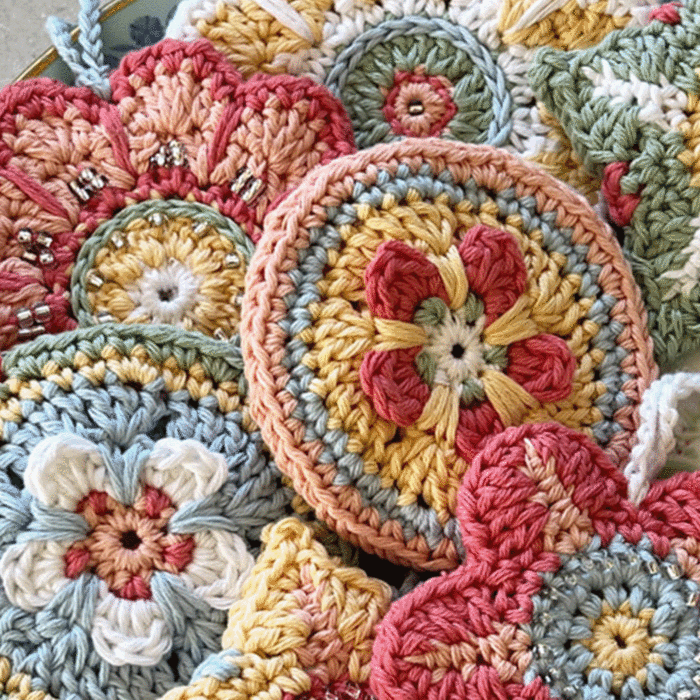 Janie Crow Beaded Decorations Christmas Crochet Kit in Stylecraft Naturals Bamboo & Cotton DK