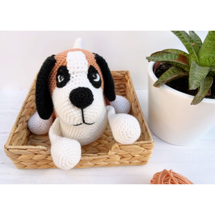 WoolPups St Bernard Crochet Kit by Heather C Gibbs in WoolBox Imagine Classic Anti-Pilling DK 