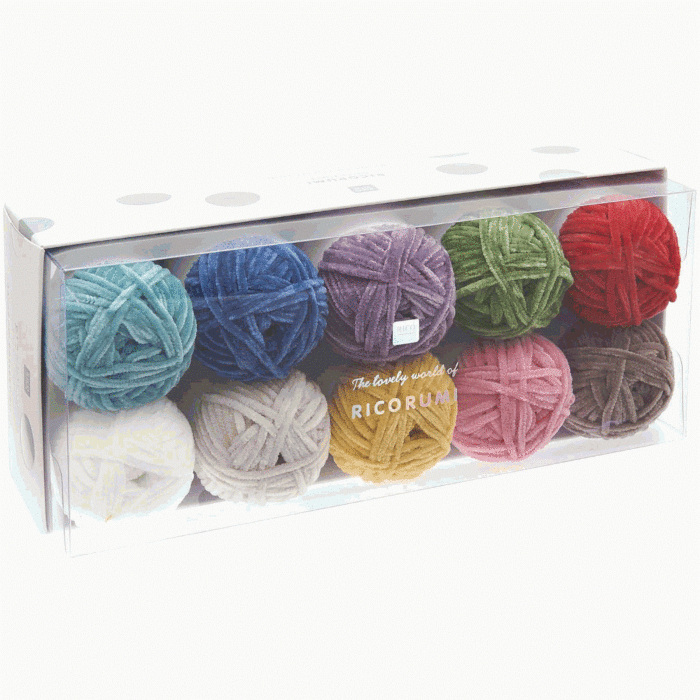 Ricorumi Nilli Nilli DK Rainbow 015 Yarn Colour Pack - 10 x 25g