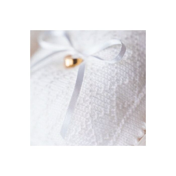 Knitted Ring Bearer Cushion Kit by Jenny Watson in King Cole Pricewise DK