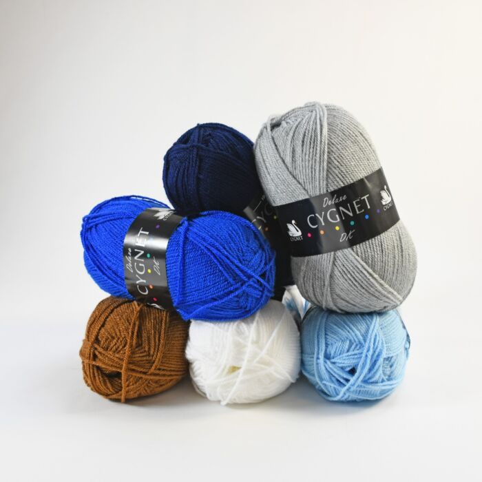 The Official 2022 WoolBox Christmas Crochet Blanket Kit - Scandi 