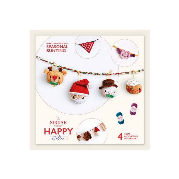 Sirdar Happy Cotton Book 8 Seasonal Bunting main product photo