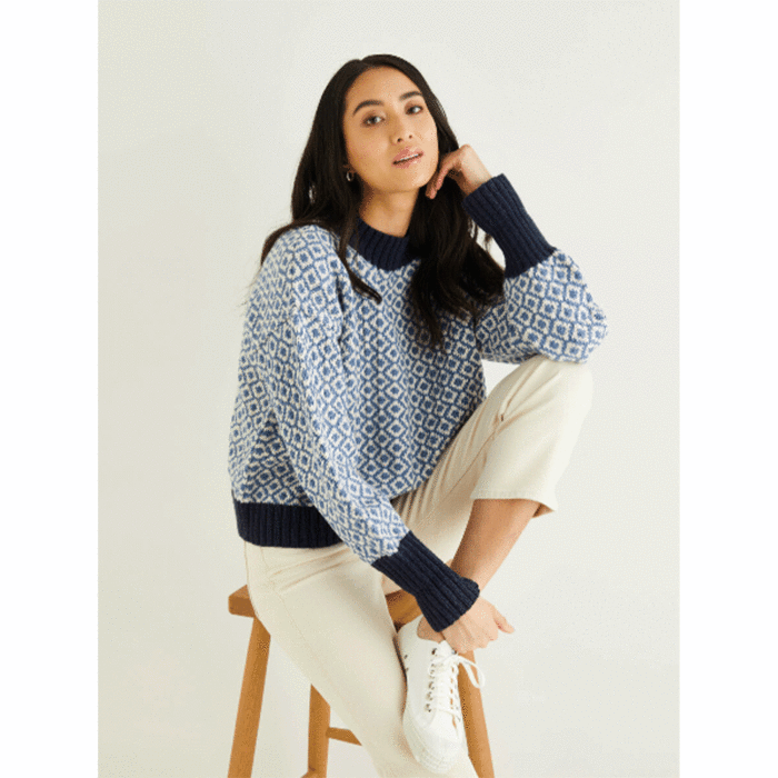 Sirdar Cashmere Merino Silk DK Ladies Sweater Pattern 10311 81cm-137cm main product photo