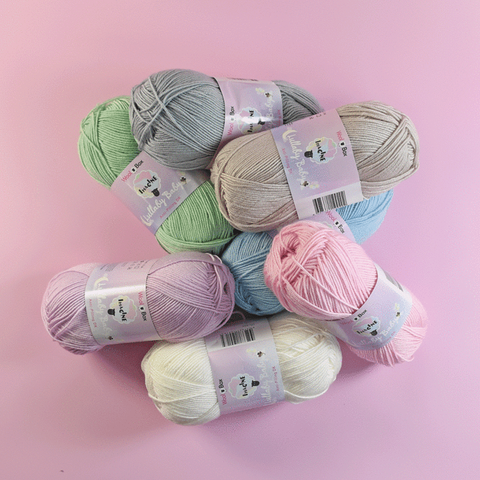 WoolBox Merry Christmas Crochet Blanket Kit in Imagine Lullaby Baby DK by EmKatCrochet