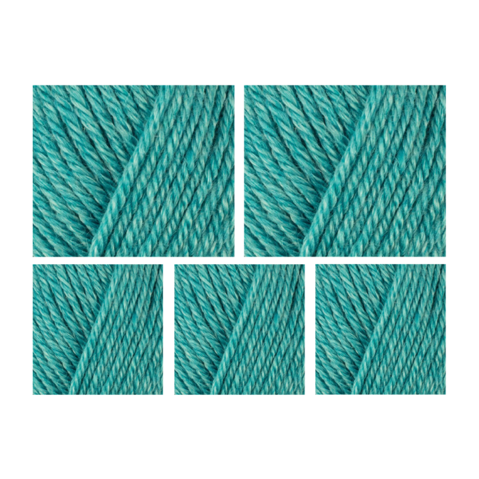 West Yorkshire Spinners Elements DK Yarn Value Pack 5x50g Caribbean Sea 1141 250g main product photo
