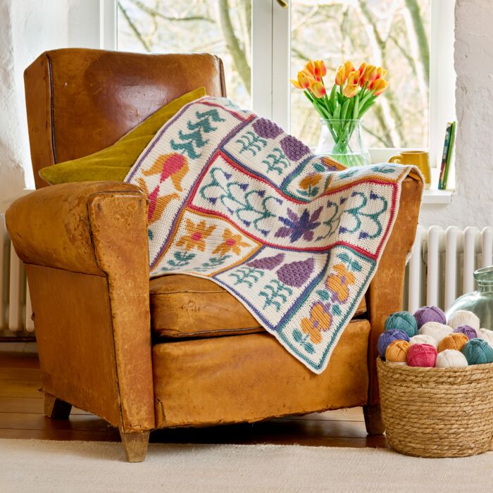 West Yorkshire Spinners Springtime Blanket Crochet Along Elements DK Yarn Pk 15x50g main product photo