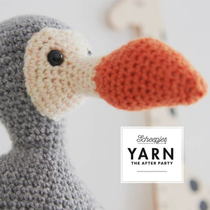 Scheepjes Yarn The After Party No64 Finn the Dodo Crochet Pattern Kit