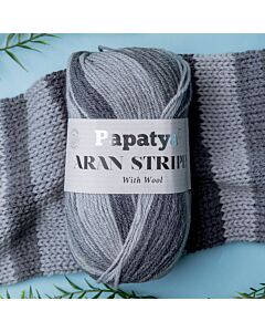 Papatya Aran Stripe