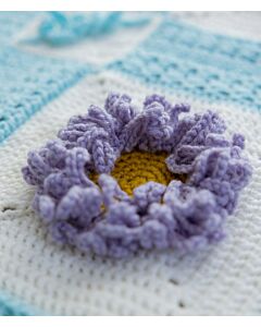 Botanical Garden Blanket - Blue Colourway 10 x 100g