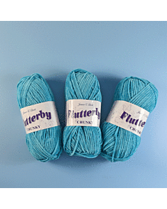 James C Brett Flutterby Chunky Value Pack - 3 x 100g Balls